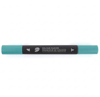 Twin tips marker turq.green light