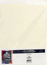 PAQUET DES CARTONS &MDASH 8,5 X 11 PO Creme