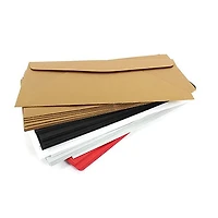 Paquet d’enveloppes unies - #10 - noir