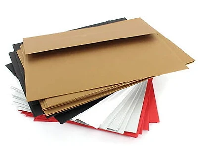 Package of blank envelopes - A7 - RED