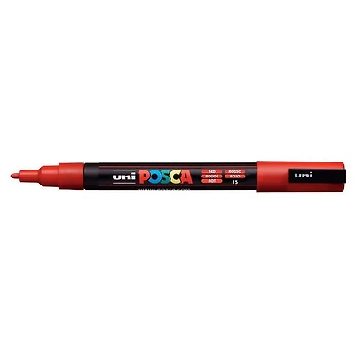 Marqueur posca conique pc-3m rouge