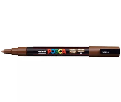 Marqueur posca conique pc-3m brun