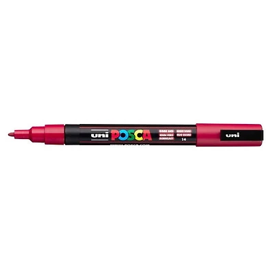 Marqueur posca conique pc-3m rouge foncé