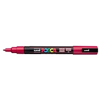 Marqueur posca conique pc-3m rouge foncé
