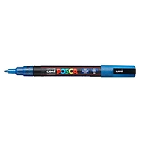Marqueur posca conique pc-3m bleu pailleté