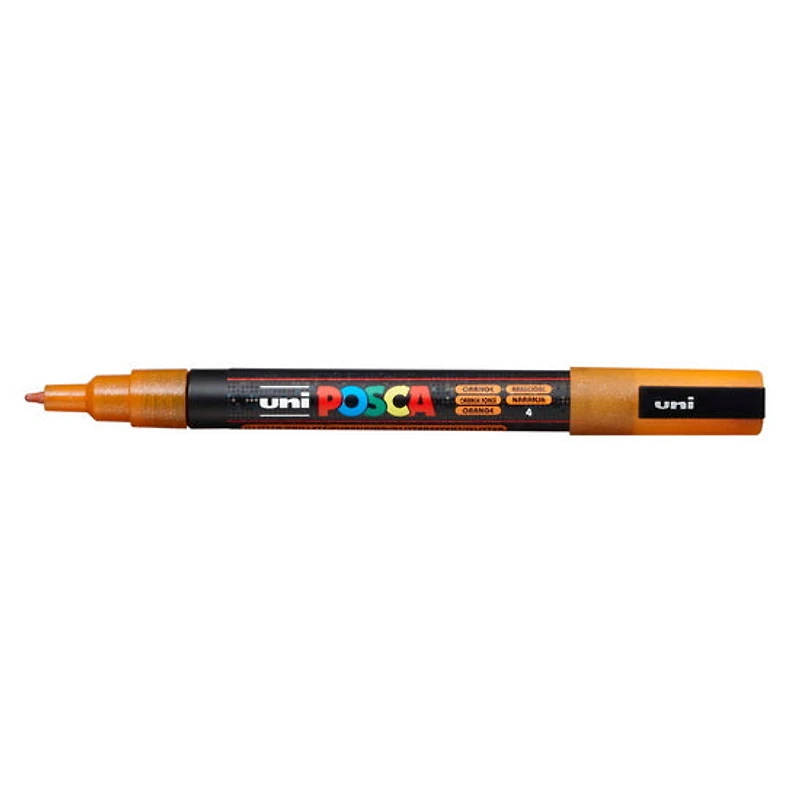 Marqueur posca conique pc-3m orange pailleté