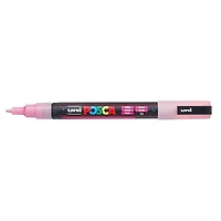 Marqueur posca conique pc-3m rose pailleté
