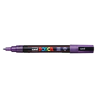Marqueur posca conique pc-3m violet pailleté