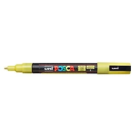 Marqueur posca conique pc-3m jaune pailleté