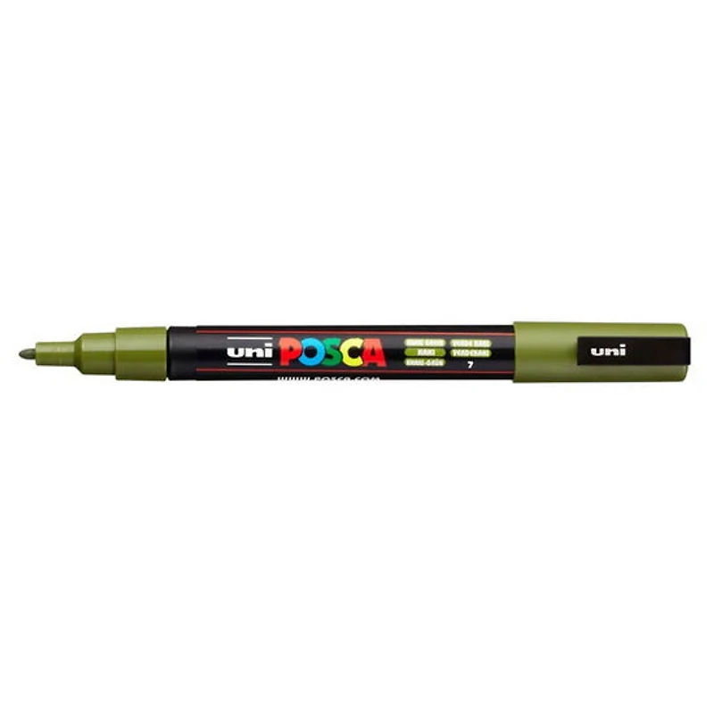 Marqueur posca conique pc-3m vert kaki