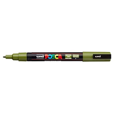 Marqueur posca conique pc-3m vert kaki