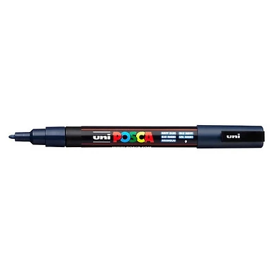 Marqueur posca conique pc-3m bleu marine