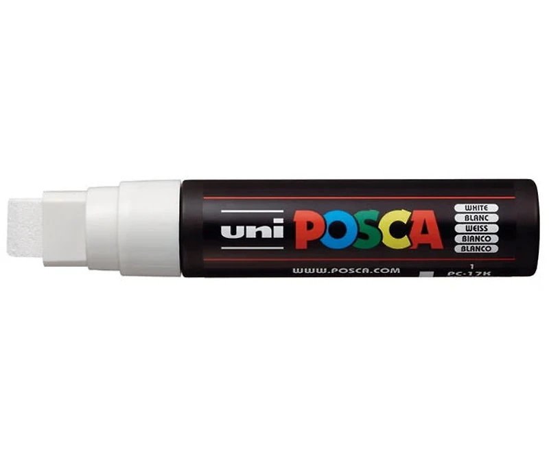 Marqueur posca biseau pc-17k blanc