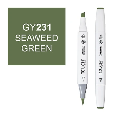 Marker touch brush algae green