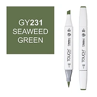 Marker touch brush algae green