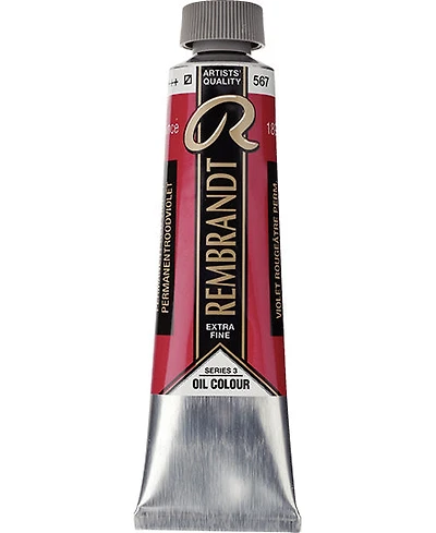 Huile rembrandt  violet rouge permanent - 40ml série 3