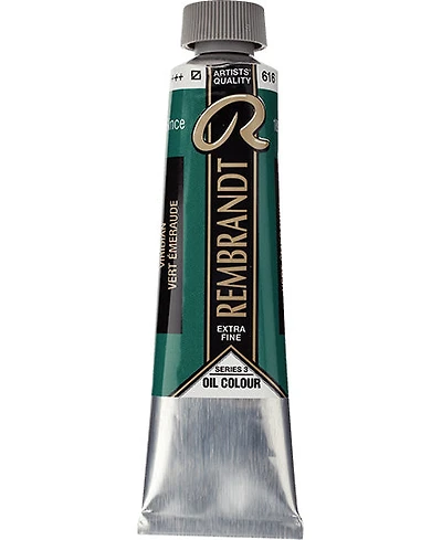 Huile rembrandt  vert émeraude - 40ml série 3