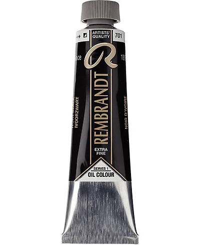 Huile rembrandt  noir d'ivoire - 40ml série 1