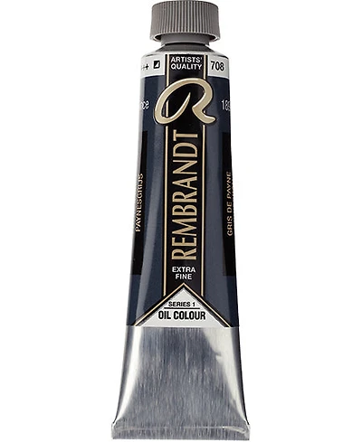 Huile rembrandt  gris de payne - 40ml série 1