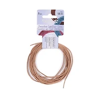 CORDON DE CUIR 1,5 MM Naturel