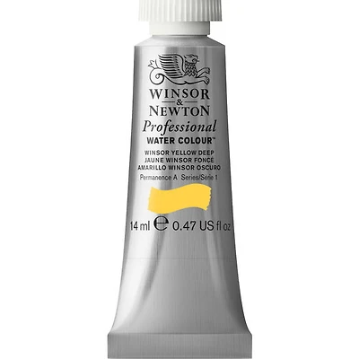 Aquarelle pro - 14ml - jaune winsor foncé - s1