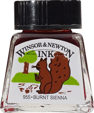 Drawing ink Burnt Sienna - 14ml