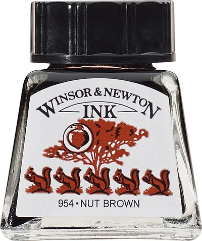 Encre à dessin brun noisette - 14ml