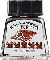 Encre à dessin brun noisette - 14ml