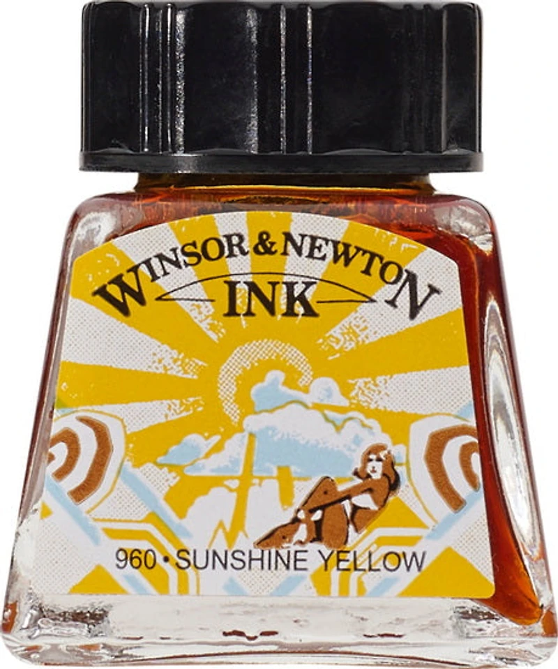 Drawing ink Sunshine Yellow - 14ml