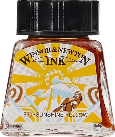 Drawing ink Sunshine Yellow - 14ml