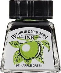 Encre à dessin vert pomme - 14ml