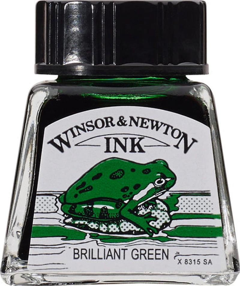 Encre à dessin vert brillant - 14ml