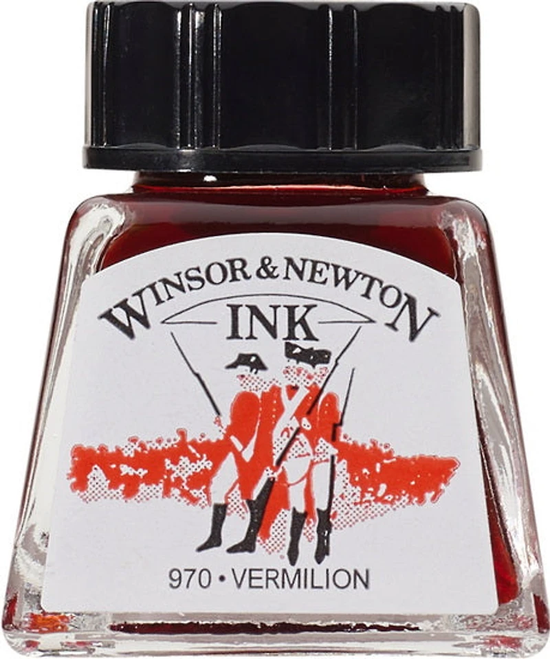 Drawing ink Vermilion - 14ml