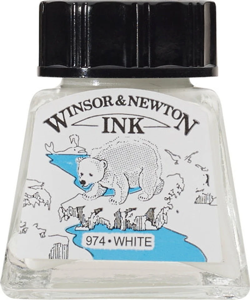 Drawing ink White - 14ml