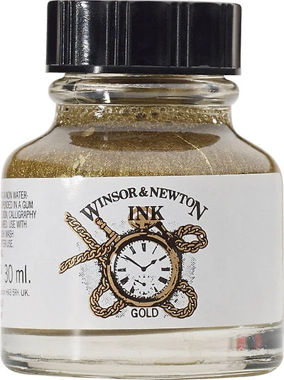Drawing ink Gold - 30ml