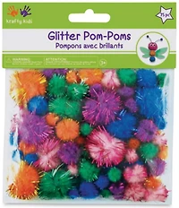 75 Pompoms brillants - glam