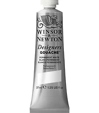 Gouache designer - 37ml - blanc permanent - s1