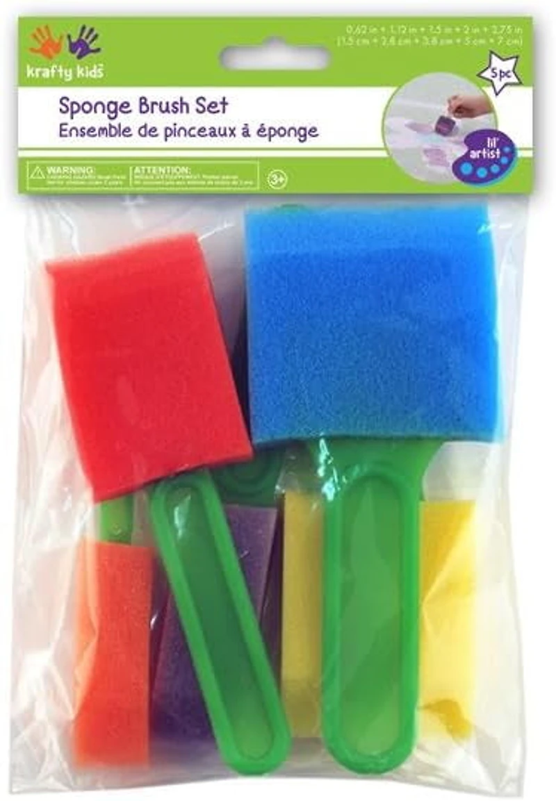 5 Pinceaux éponge
