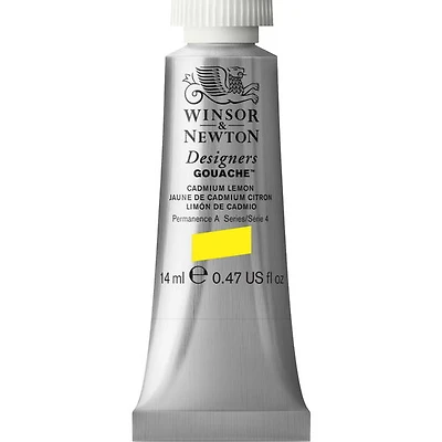 Gouache designer - 14ml - jaune de cadmium citron - s4