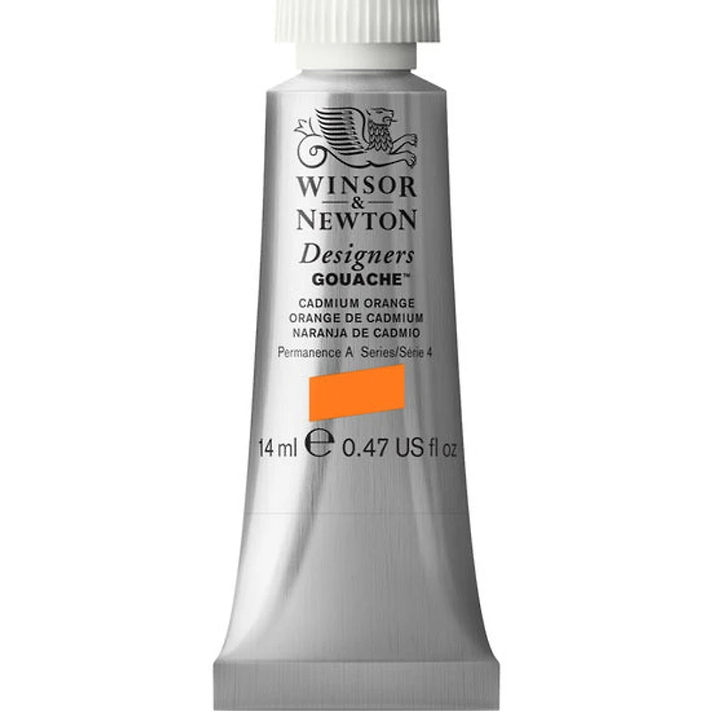 Gouache designer - 14ml - orange de cadmium - s4