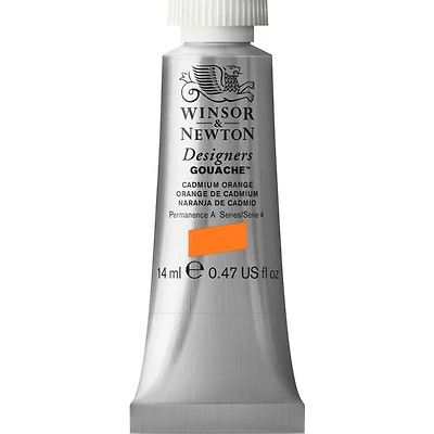 Gouache designer - 14ml - orange de cadmium - s4