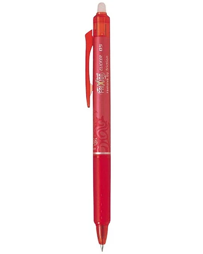 Stylo gel frixion rétractable rouge 0.5mm