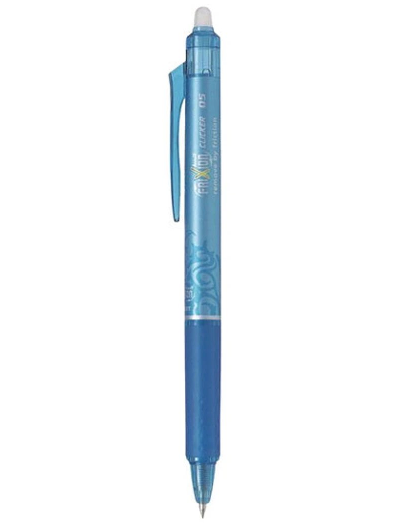 Stylo gel frixion rétractable turquoise 0.5mm