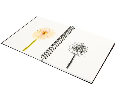 Cahier esquisse - reliure spirale - 110gsm - 9x12po (80f)