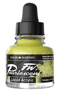 Acrylic ink - fw pearlescent - 29ml - genesis green