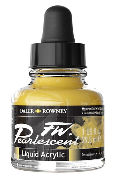 Acrylic ink - fw pearlescent - 29ml - mazuma gold