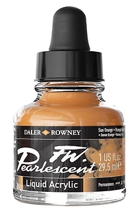Encre acrylique - fw pearlescent- 29ml - soleil orange