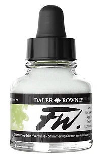 Encre acrylique - fw artists' - 29ml - vert scintillant