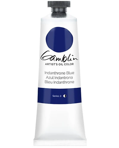 Huile bleu indanthrène - 37ml série 3