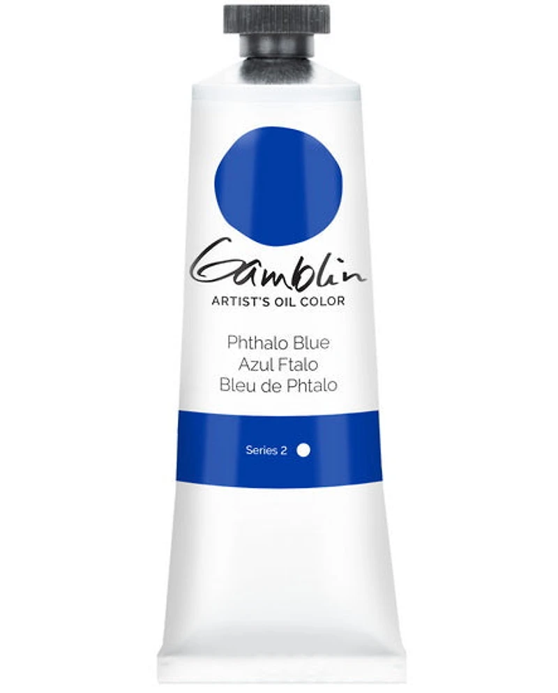 Huile bleu phtalo - 37ml série 2